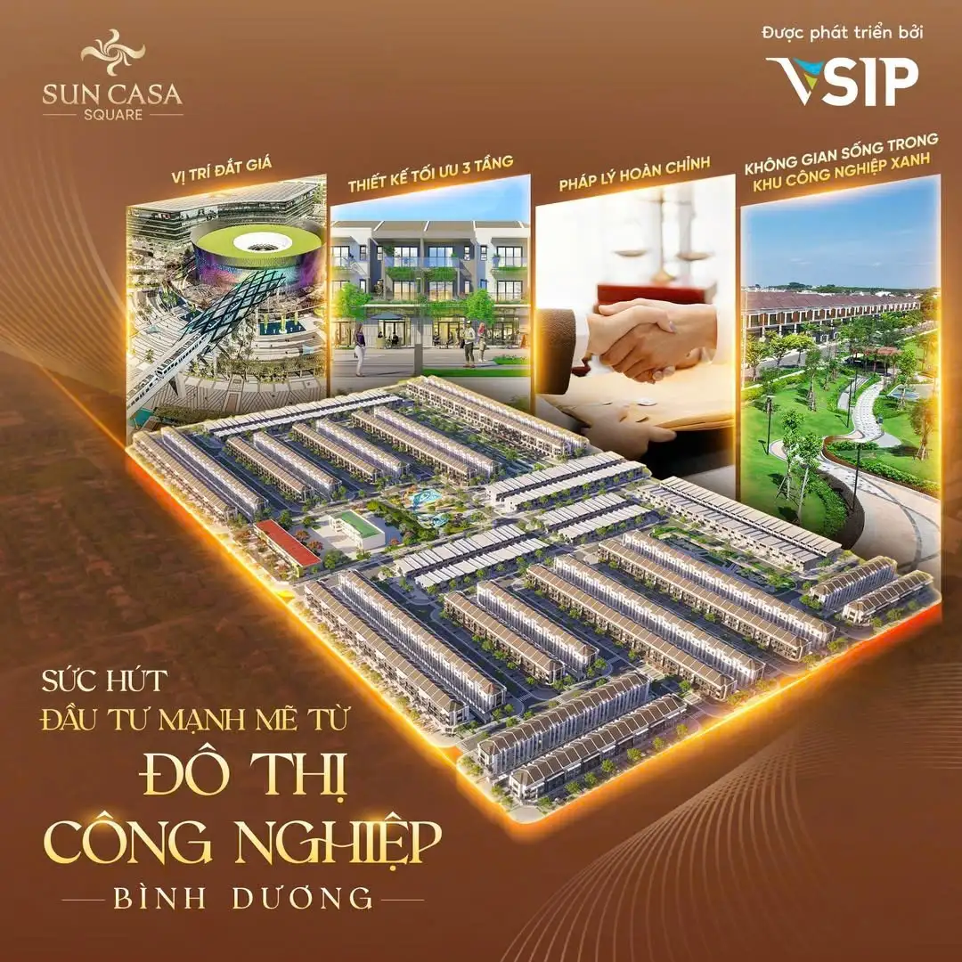 Dự án Sun Casa Square Vsip Bình Dương-TpHcm