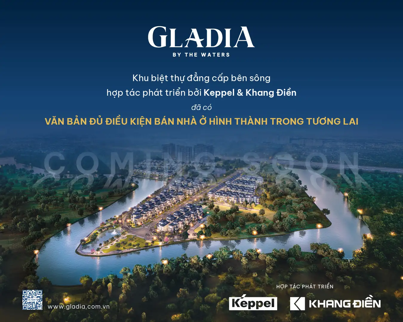 THE GLADIA BY THE WATERS KHU NHÀ PHỐ BIỆT THỰ CAO CẤP CHỦ ĐẦU TƯ KHANG ĐIỀN - KEPPEL LAND