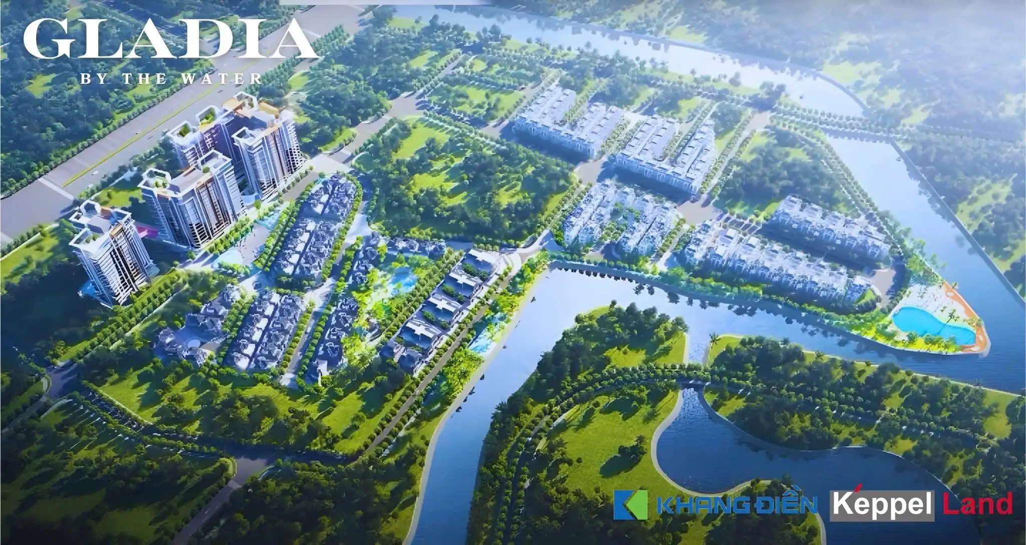 Review Gladia by the Waters – Dự án căn hộ cao cấp ven sông